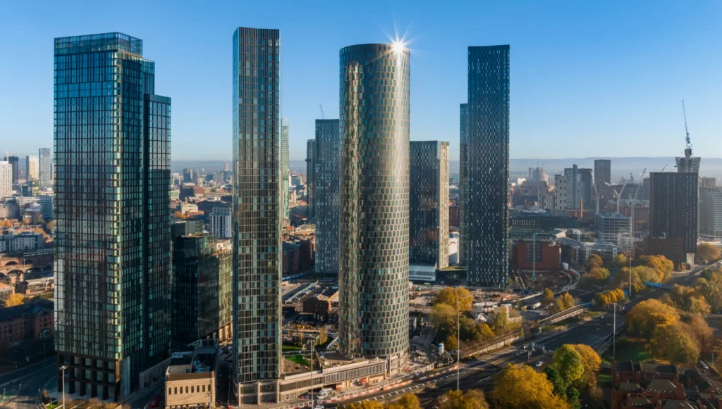 manchester landlords - view of manchester city centre